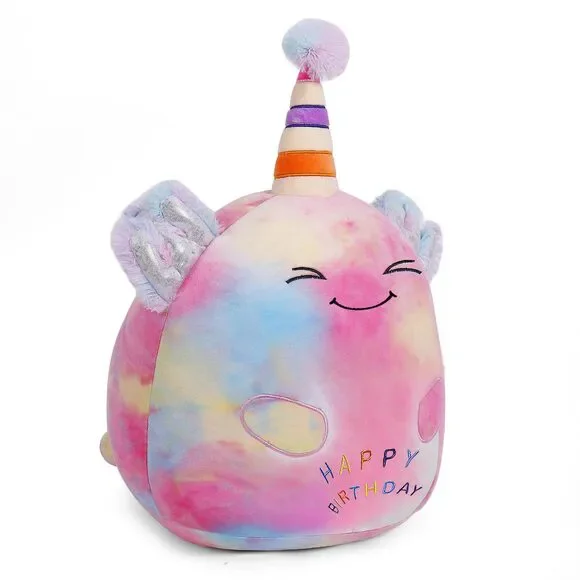24 Lnch Happy Birthday Axolotl Stuffed Animal Birthday Plush Toy Plushies Pillo